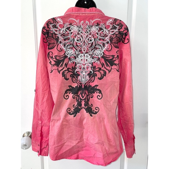 Roar embellished western top - Picture 2 of 5